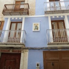 Ceramic panel of Saint Francis of Assisi