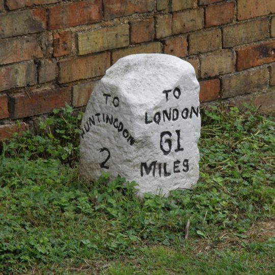 Milestone At Junction Of Green End And Ermine Street