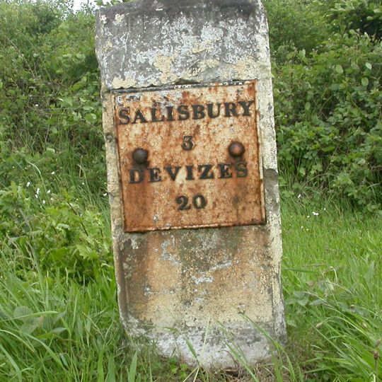 Milepost 100 Metres South Of Junction With The Avenue