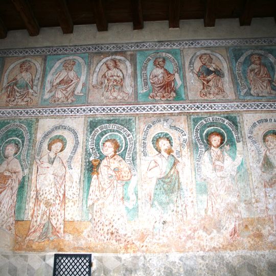 Cemetery chapel with frescoes