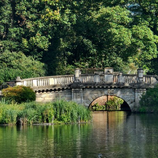 Bridge In Pump Room Gardens Adjacent To Evesham Road