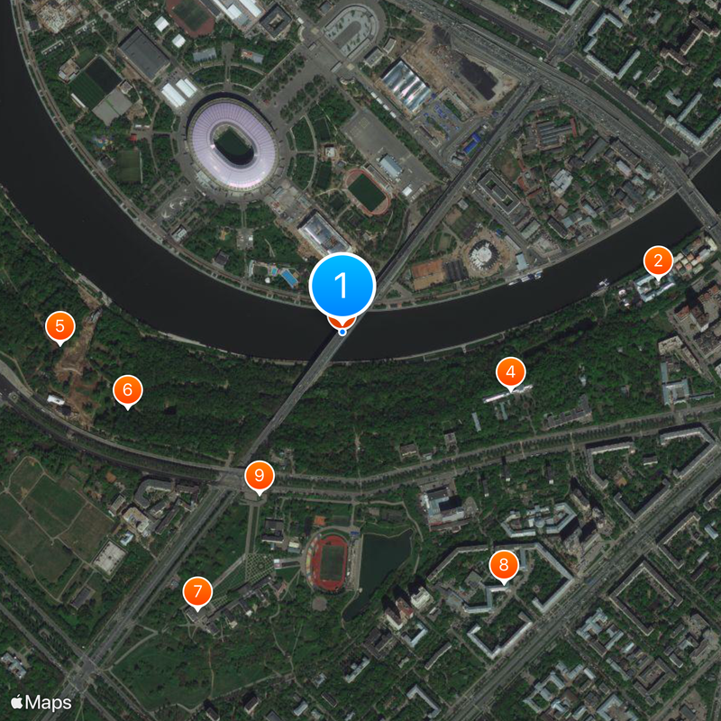 Vorobyovy Gory Map