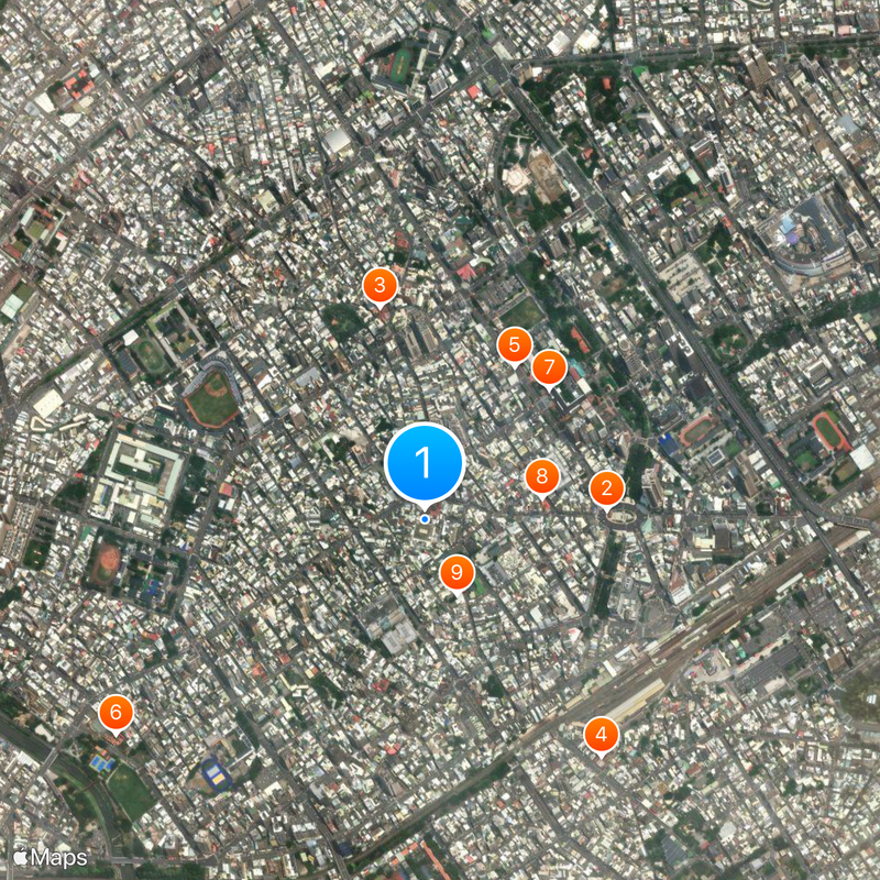 Hsinchu City God Temple Mapa