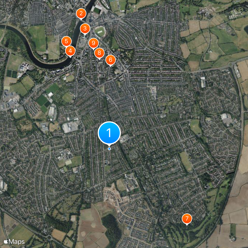 West Bridgford Mapa