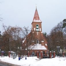 Tower of the Assumption of the Blessed Virgin Mary church in Konstancin-Jeziorna