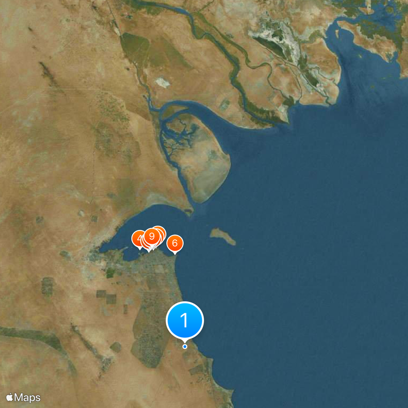 Kuwait Motor Town Mapa