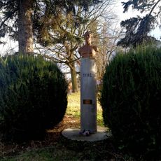 Pomník Miroslava Tyrše u sportovního centra v Nymburce