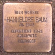 Stolperstein en memoria de Hannelore Baum