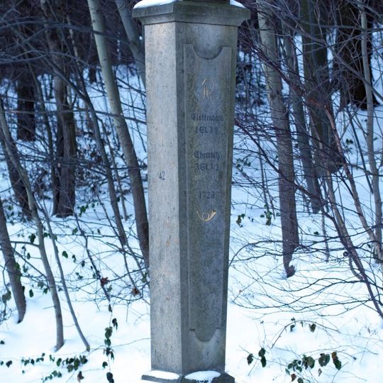 Polish-Saxon Post Milestone in Gelenau