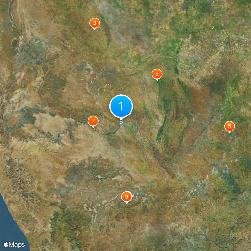 Upington Map