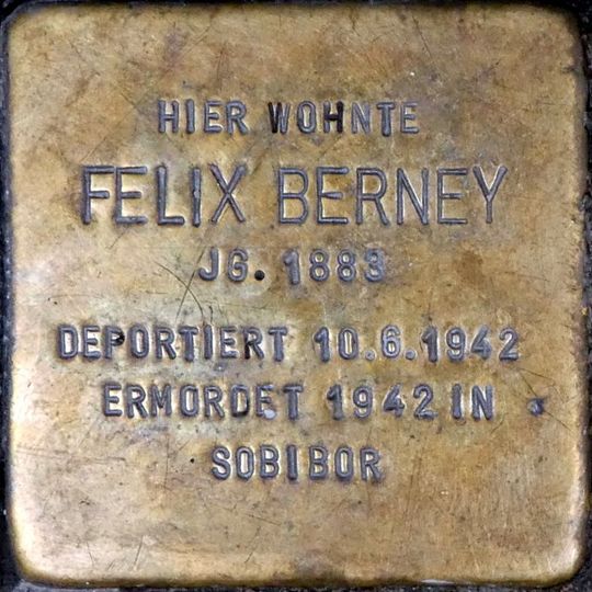 Stolperstein für Felix Berney