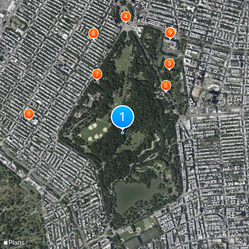 Prospect Park Carte