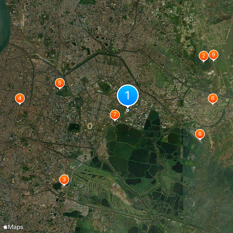 Techno India University Map