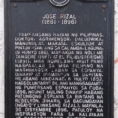 Jose Rizal historical marker