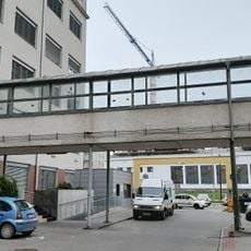 Lávka v Úrazové nemocnici v Brně