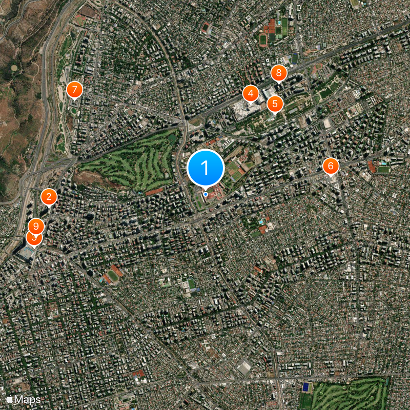 Bernardo O'Higgins Military School Map