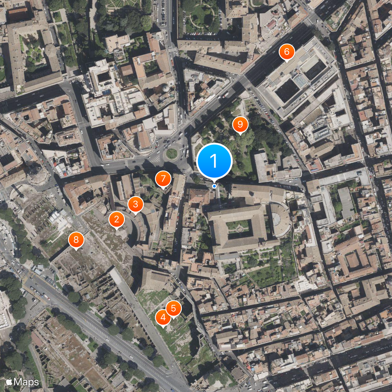 Pontifical University of Saint Thomas Aquinas Map