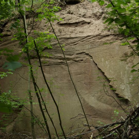 Anstieg der Frankenhöhe östlich der A 7