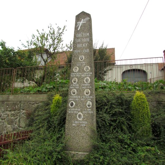 Památník obětem 1. sv. války v Rohách