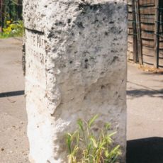Milestone, Staines Road; Bedfont, by No. 778, 50m E of Ashford boundary
