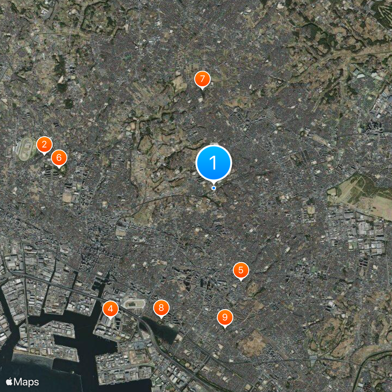 Hasama Station Map