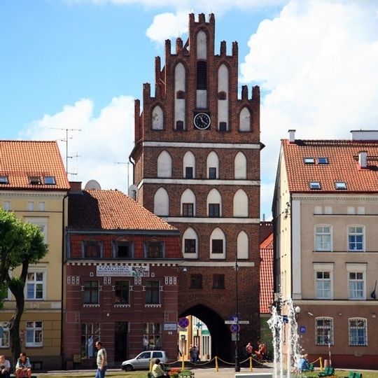 Lidzbarska Gate in Bartoszyce