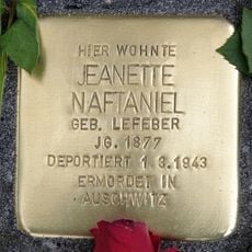 Stolperstein em memória de Jeanette Naftaniel