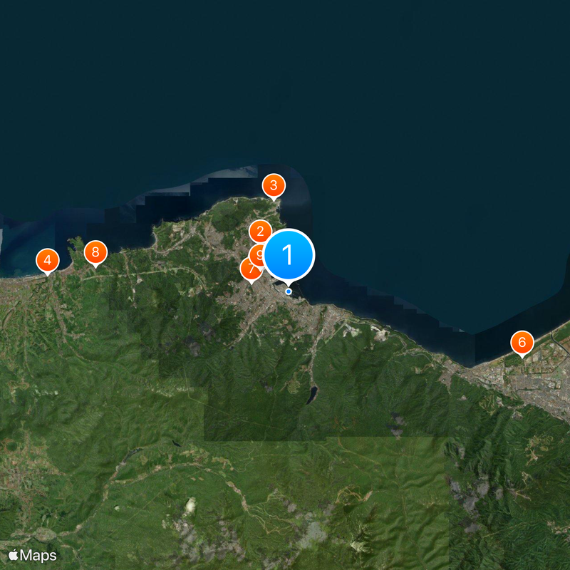 Yujiro Memorial Hall Kaart