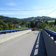 Most přes Bystřičku v Bystřičce u pošty