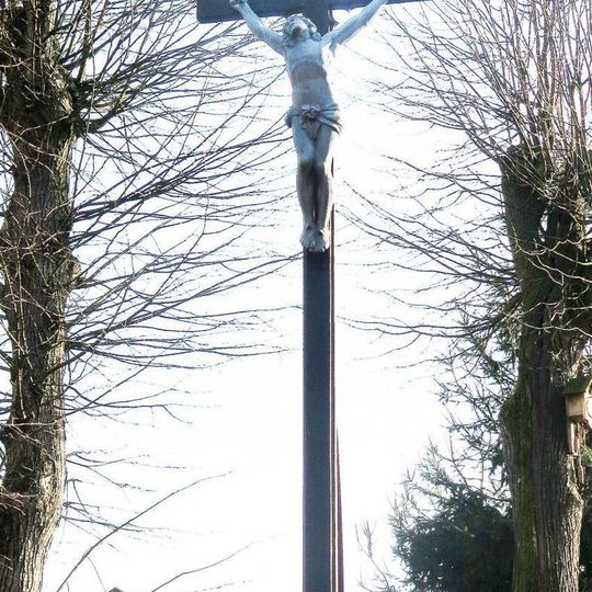 Kříž u domu Lobendavská 184 v Dolní Poustevně