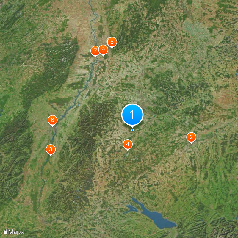 Badenia-Wirtembergia Mapa