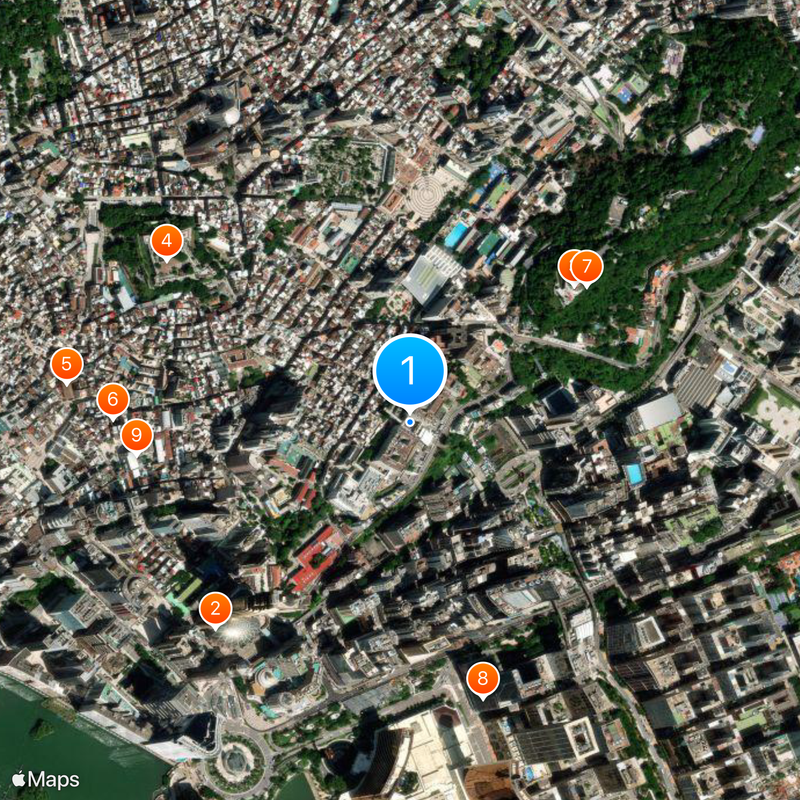 Hospital Conde S. Januário Map