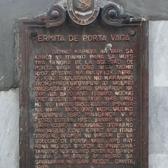 Chapel of Porta Vaga historical marker