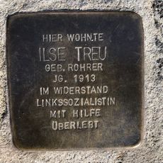 Stolperstein dedicated to Fritz Treu