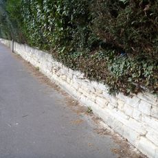 Boundary Wall Of Highfield To The Road