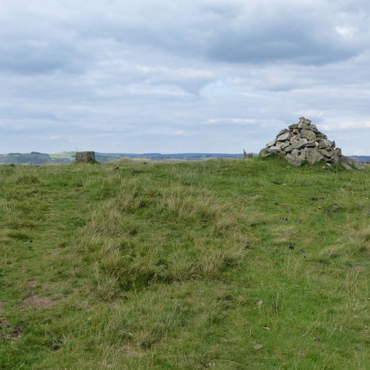 Bowl barrow on Longstone Moor