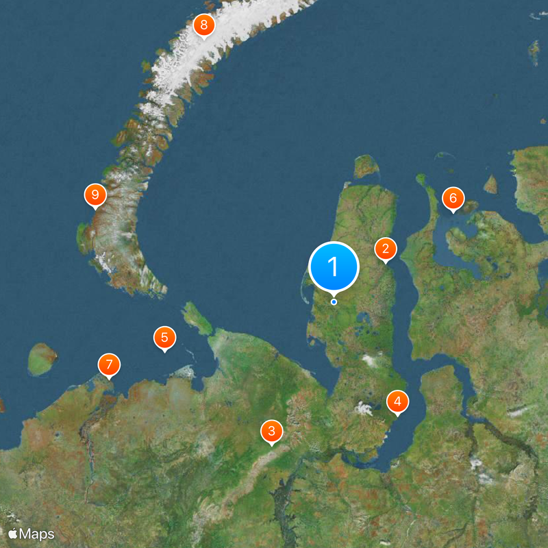 Obskaya–Bovanenkovo Line Map