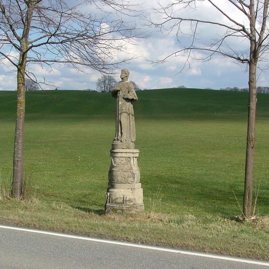 Sandsteinfigur Heiliger Franz Xaver