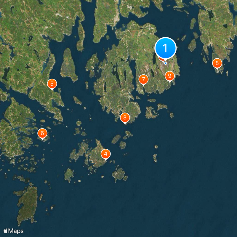 Acadia National Park Map