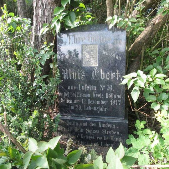 Pomník u Služetína