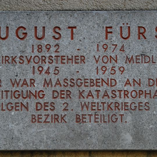 Gedenktafel August Fürst