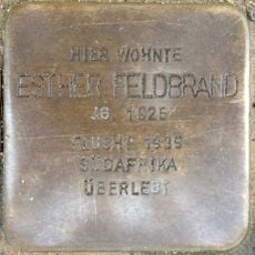 Stolperstein en memoria de Esther Feldbrand