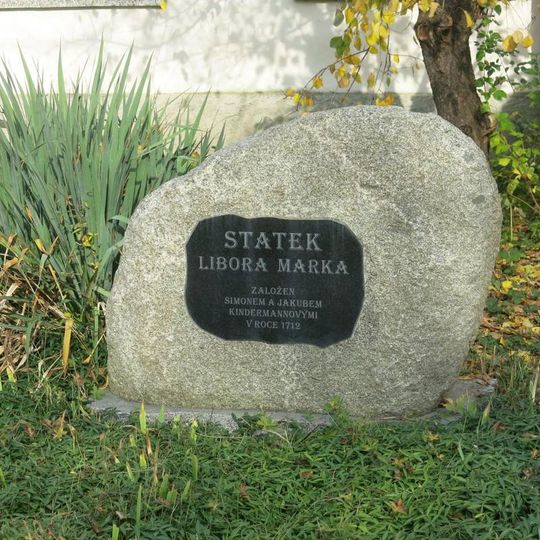 Pamětní kámen Markova statku v Chodovlicích