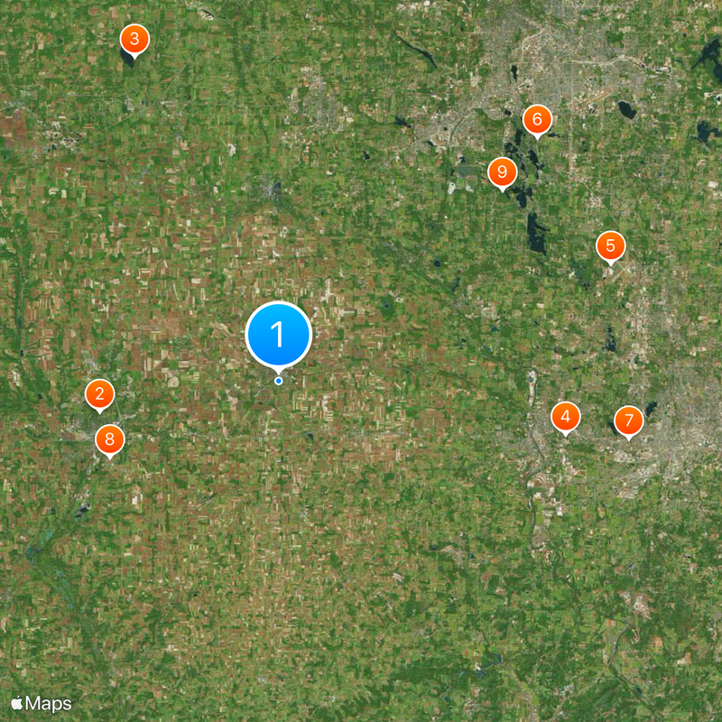 Orrville Map