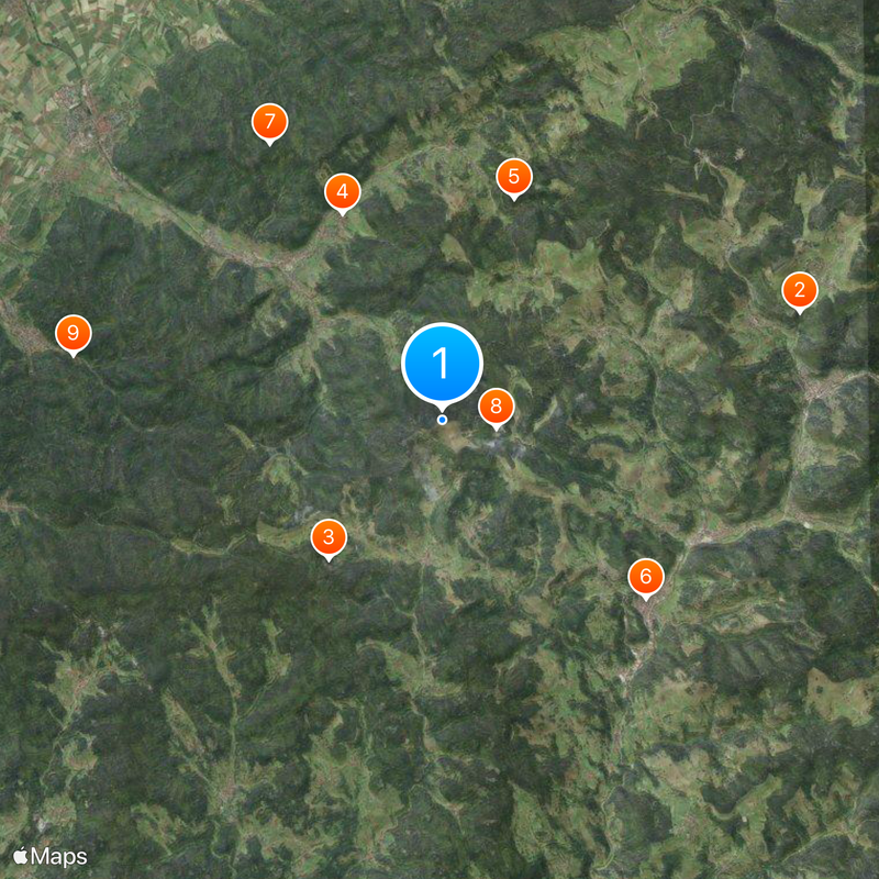 Belchen Mapa
