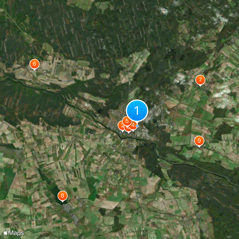 Oborniki Map