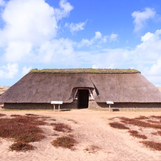 Reconstructed iron age house