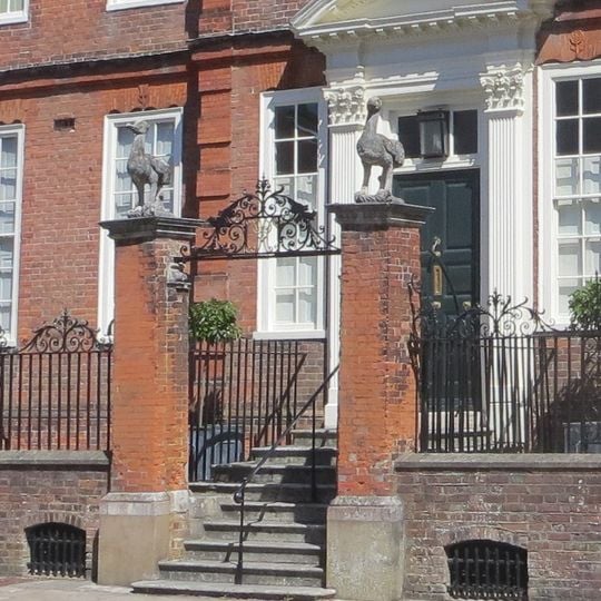 Wall, Railings And Gateway To Pallant House