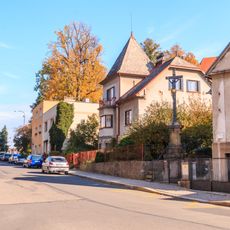 Pamětní kříž v Ústí nad Orlicí v Husově ulici