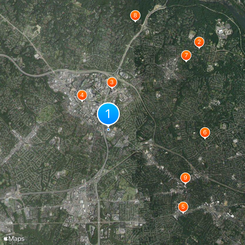 Stratford University Map